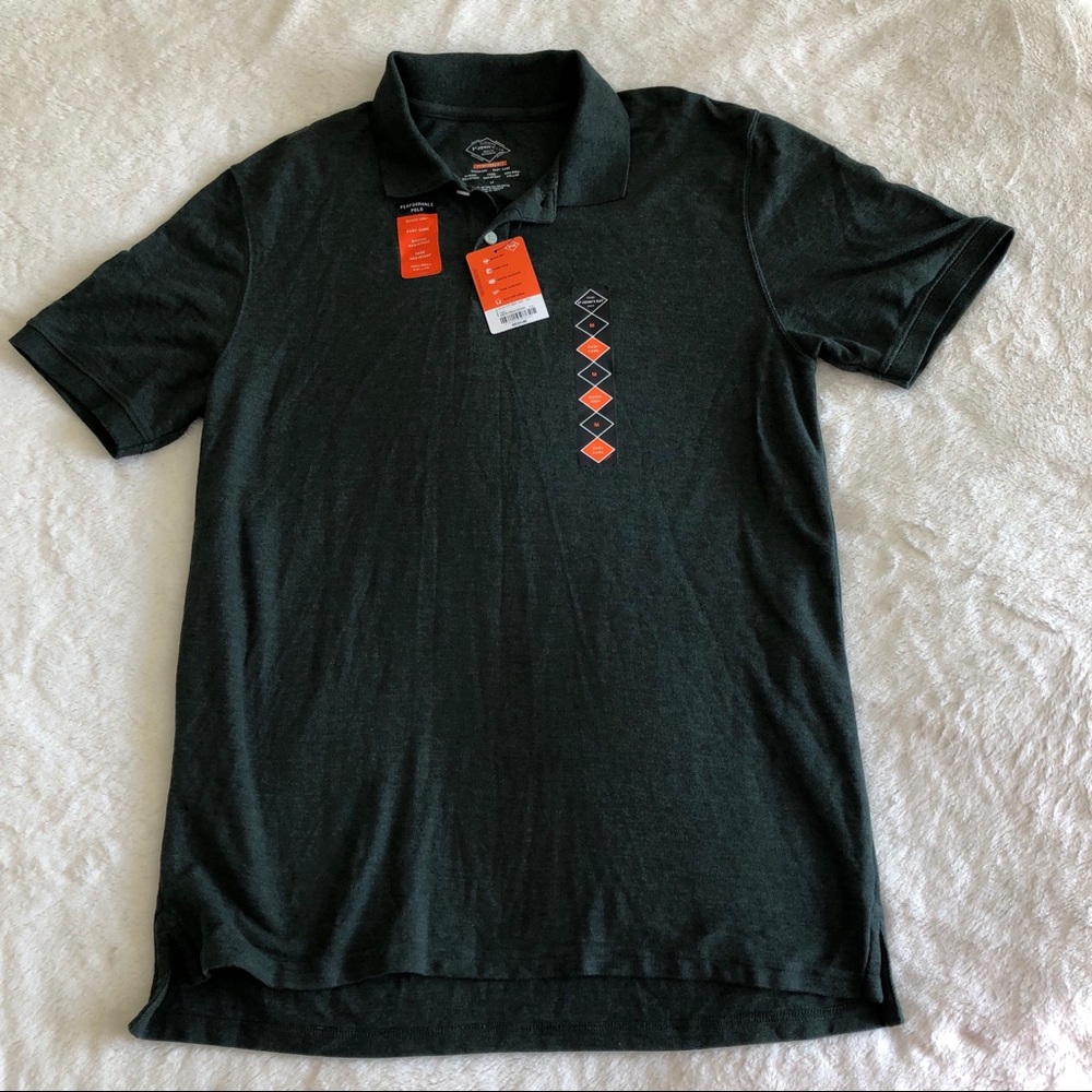 NWT. Forest Green ST JOHNS BAY Polo